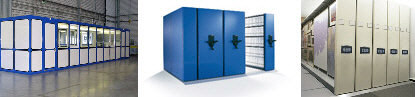 Archivregale, Trennwandsystem