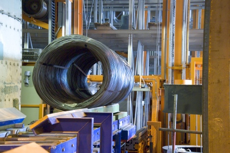 Schwerlastlager fr Coils (Coillager), Drahtrollen, uvm. (Foto: CTI Systems Sarl)