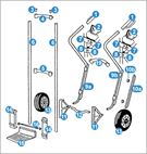 Stapelkarre Ersatzteil