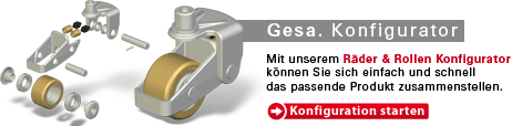 Konfigurator für Rollen und Räder