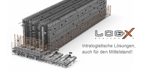 AKL - Automatisches Kleinteilelager (Graphik / Firma: LOG-X Systems, Stuttgart) | LAGERTECHNIK.COM