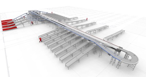 MHS Sorter / Sortiersysteme - Innovative automatisierte Transport- und Sortierlsungen. (Foto 1: MHS Global / MHS Houten)