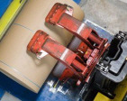 Zubeh�r bzw. Anbauger&auml;t f&uuml;r Stapler: Rollen-Klammer